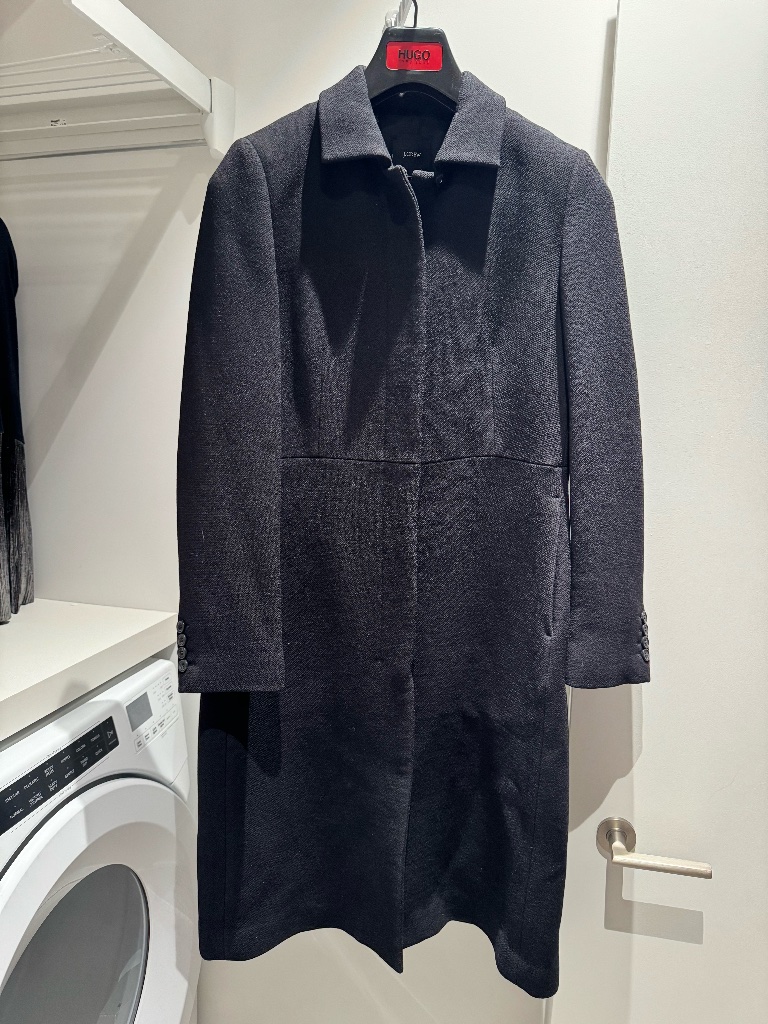 J Crew Blended Wool Coat Black Size 4